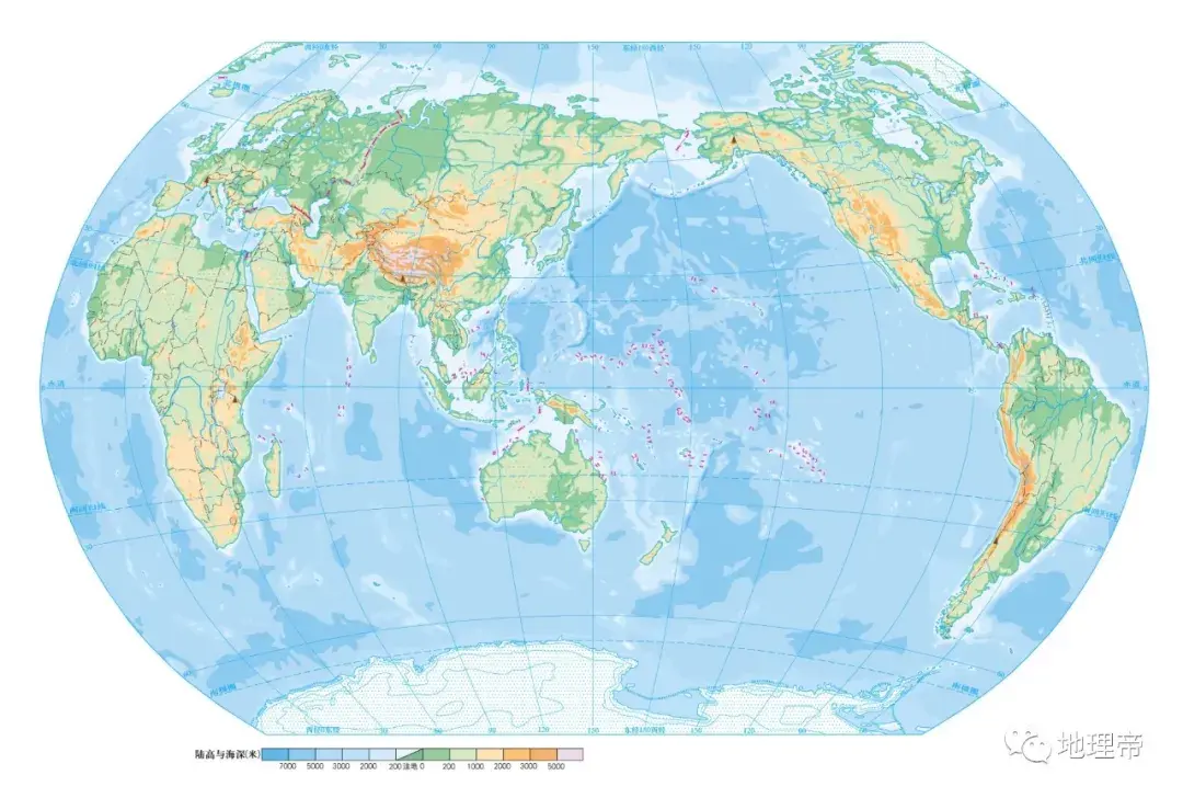 世界基础地理高清地图（收藏一份）  -图2