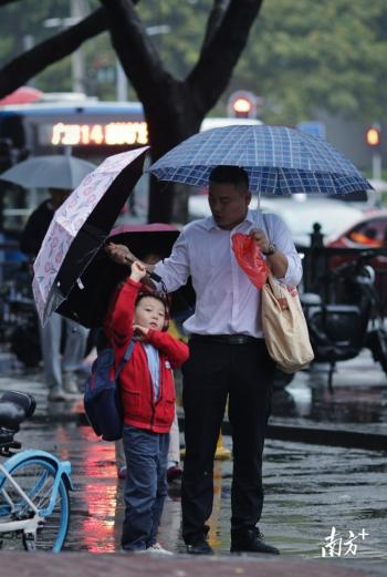 秋风秋雨到，我送小宝贝去学校  -图3